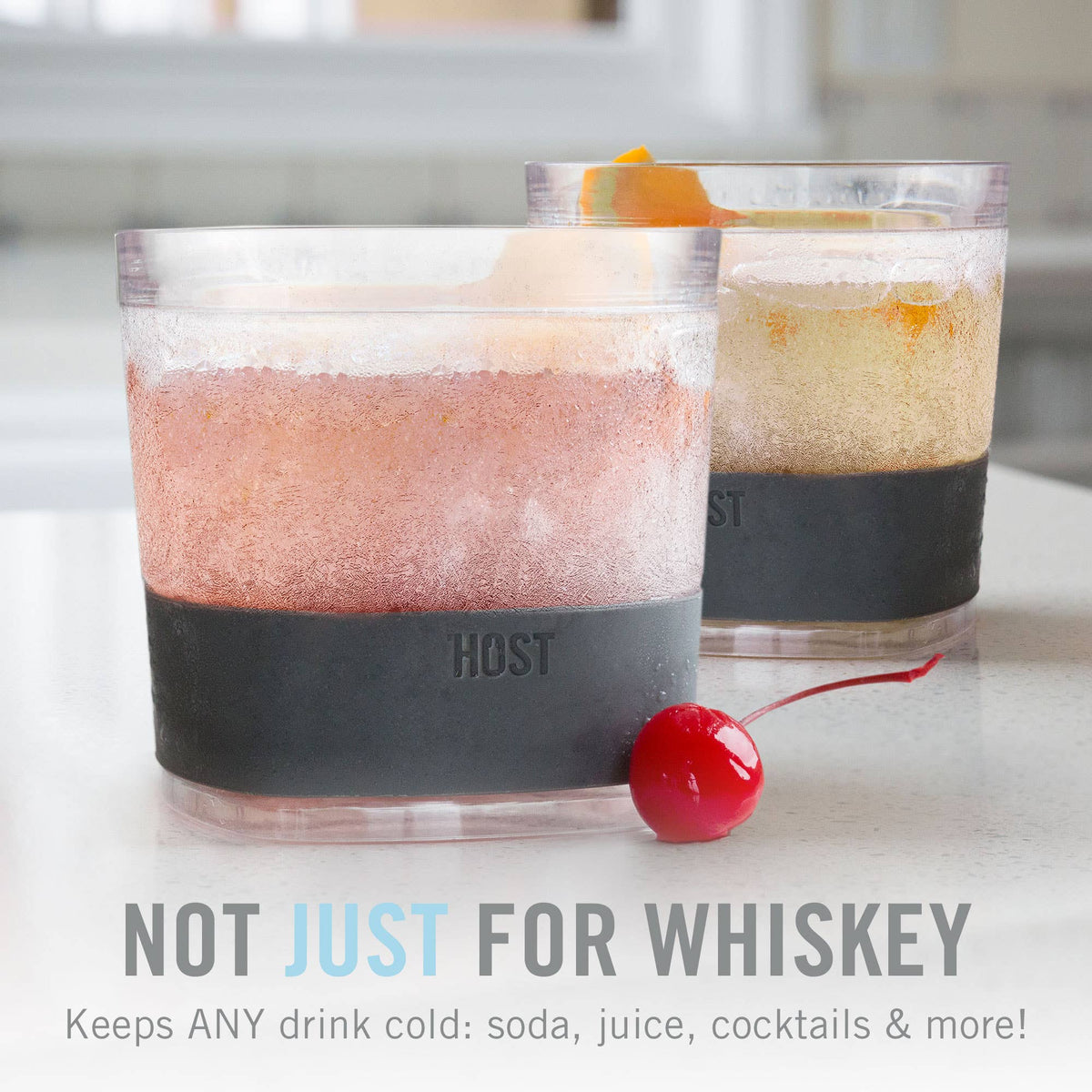Whiskey FREEZE™ Insulated Cooling Cups - Smoke - CDU of 12