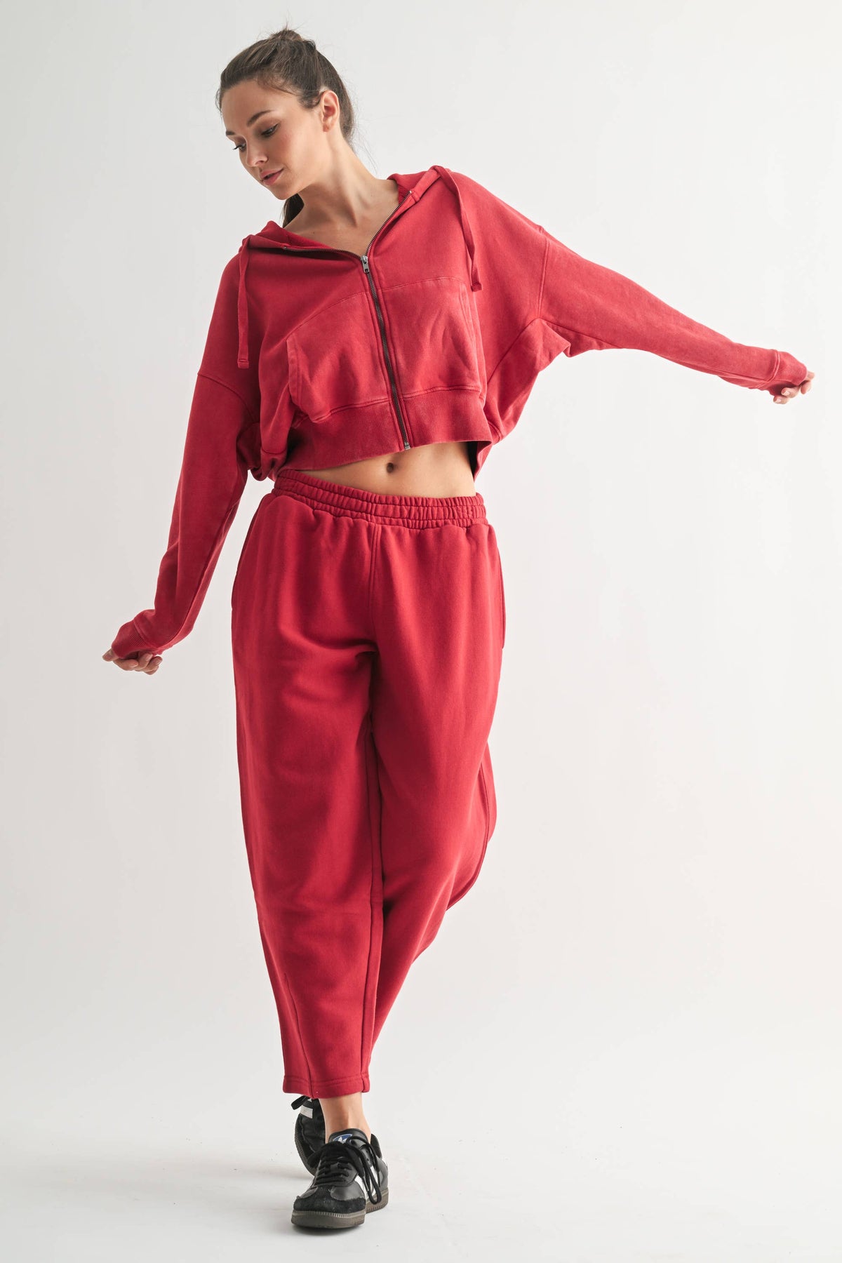 Urban Ease Mineral Wash Hoodie Jacket