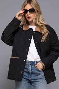 Black Puffer Barn Jacket