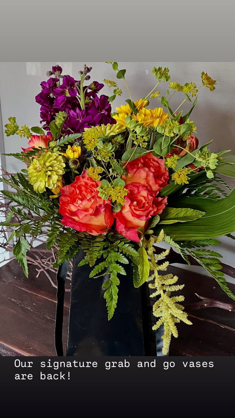 To Go Vased Arrangement