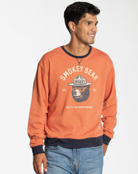 The Landmark Project - Smokey Bear Varsity Crewneck Sweatshirt
