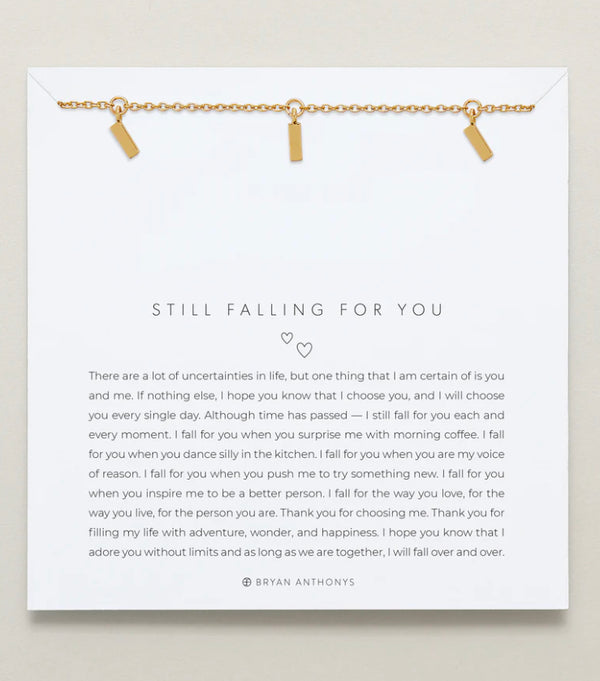 Bryan Anthonys Still Falling For You Gold Necklace