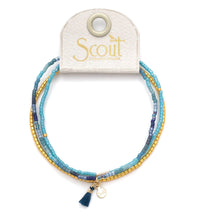 Scout Chromacolor Miyuki Bracelet Trio - Cobalt Multi/Gold