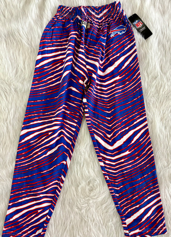 Buffalo Bills Embroidered Youth Zubaz Pants