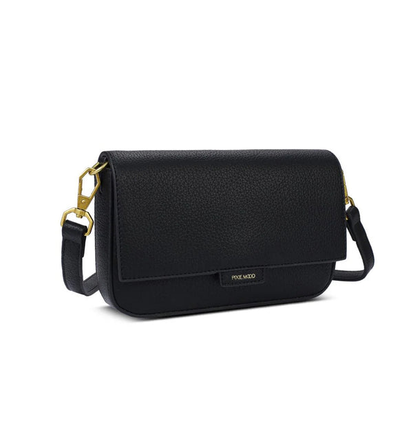 Pixie Mood Larissa Mini Crossbody - Black Pebbled - The Boutique at Fresh