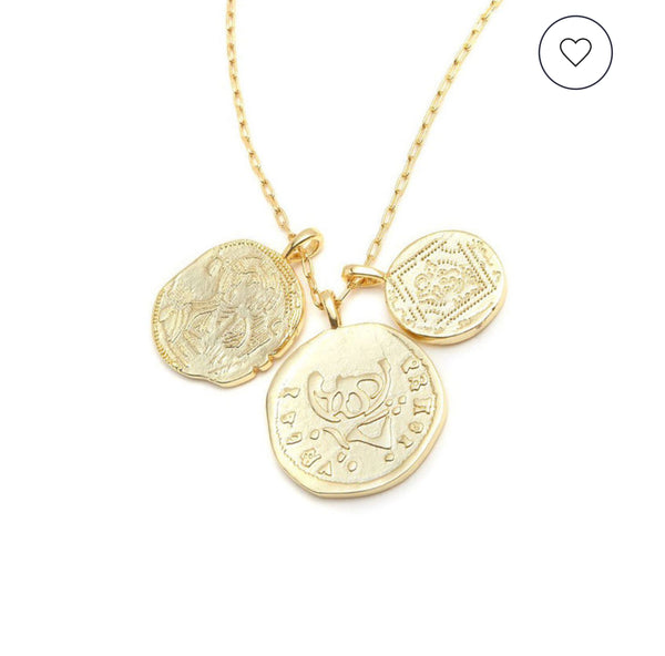 Gorjana Ana Coin Pendant Necklace