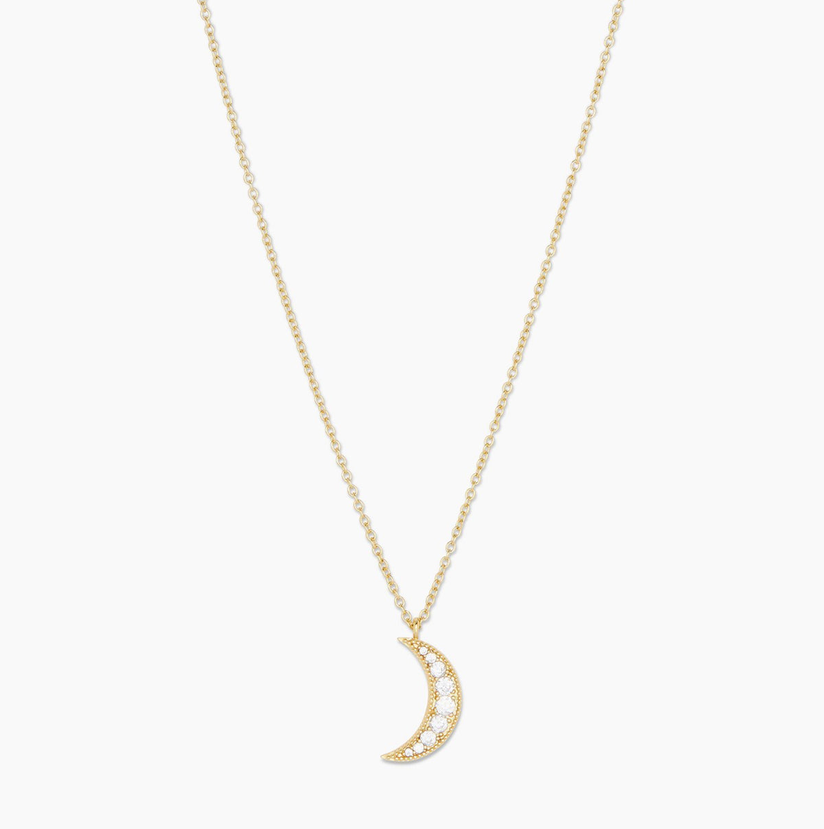 Gorjana Luna Crescent Moon Necklace