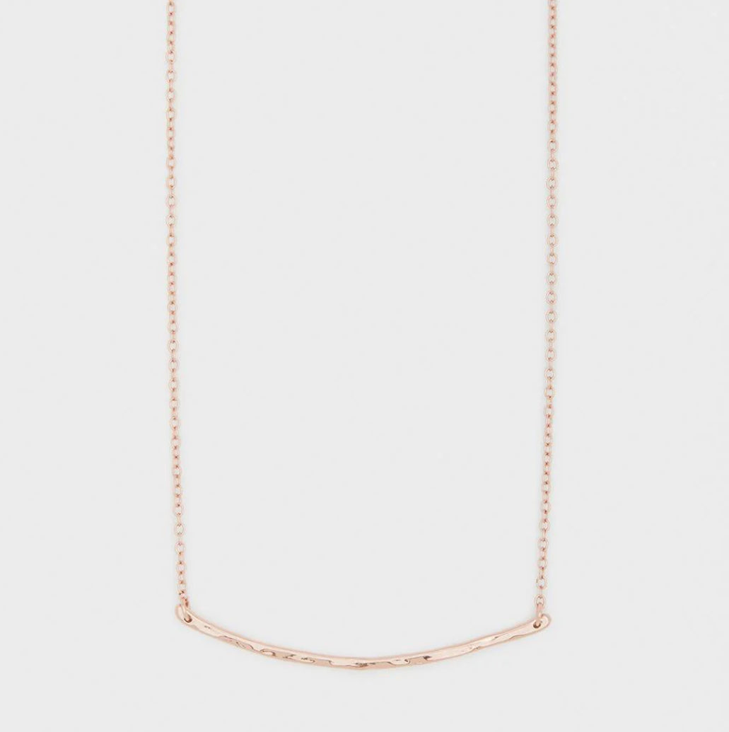 Gorjana - Taner Bar Small Necklace - Rose Gold