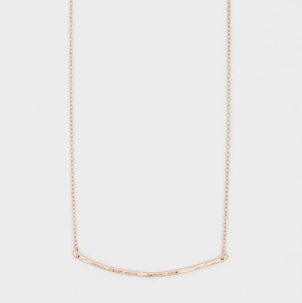 Gorjana - Taner Bar Small Necklace - Rose Gold