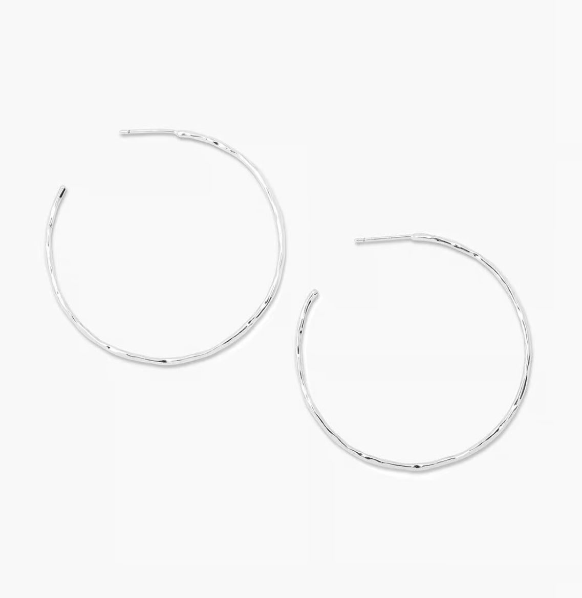 Gorjana Taner Hoops - Silver