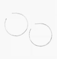 Gorjana Taner Hoops - Silver