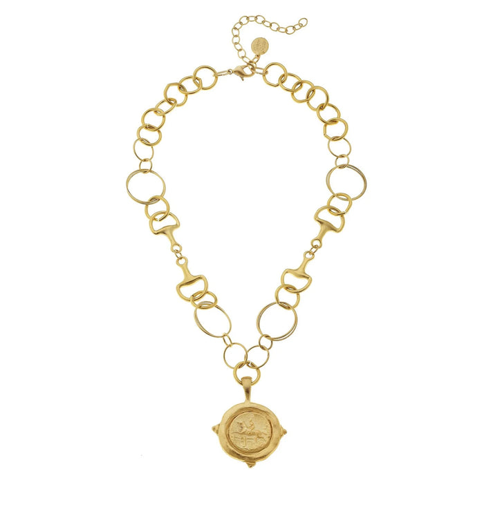 Susan Shaw Horse Bit Equestrian Necklace