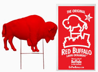 The Original Red Buffalo Lawn Ornament