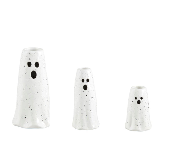 Mud Pie Ceramic Ghost Vases