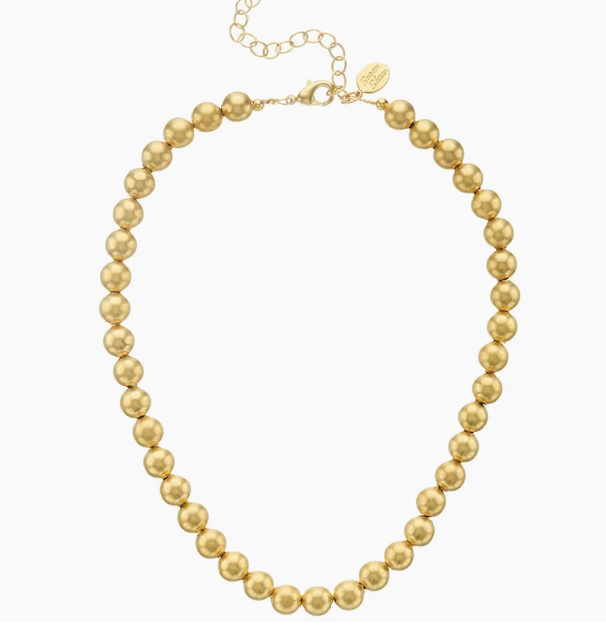 Susan Shaw Mini Margaret Gold Bead Necklace