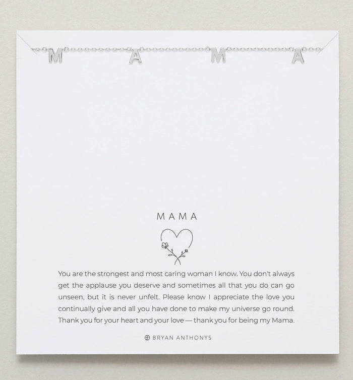 Bryan Anthonys Mama Necklace - Silver