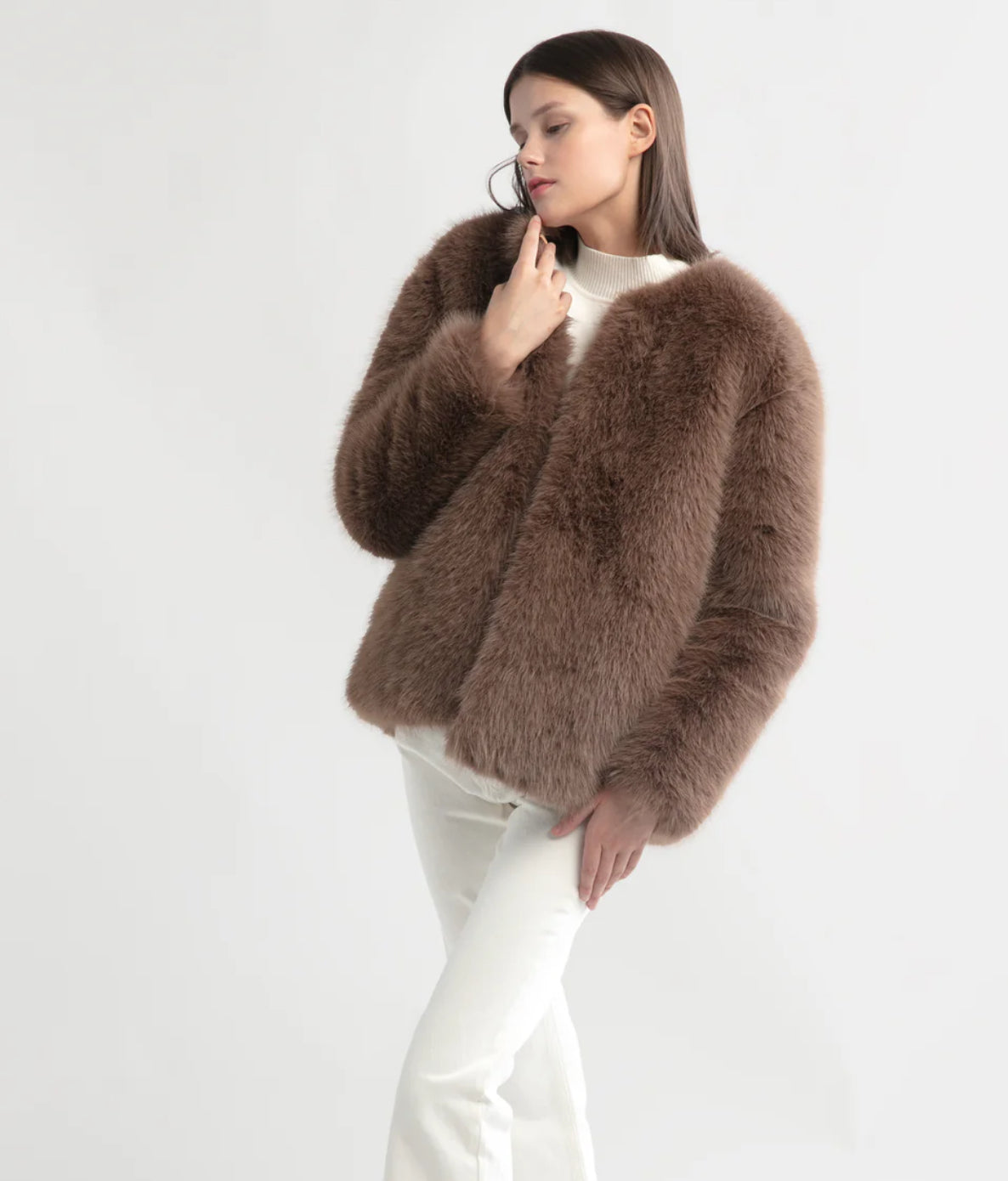 Look By M Ever Classy Fur Jacket