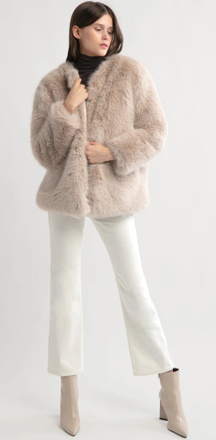 Look By M Ever Classy Fur Jacket