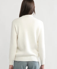 Look By M Thermal Mock Neck Sweater