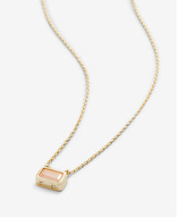Bryan Anthonys Healing Stone Necklace Gold - Rose Quartz