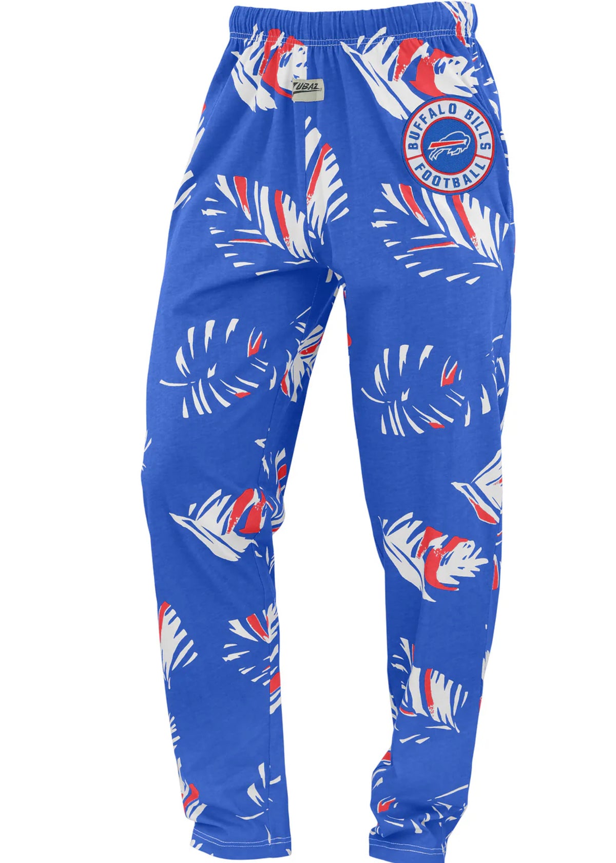 Buffalo Bills Embroidered Leaf 3 Color Zubaz Pants