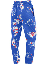 Buffalo Bills Embroidered Leaf 3 Color Zubaz Pants