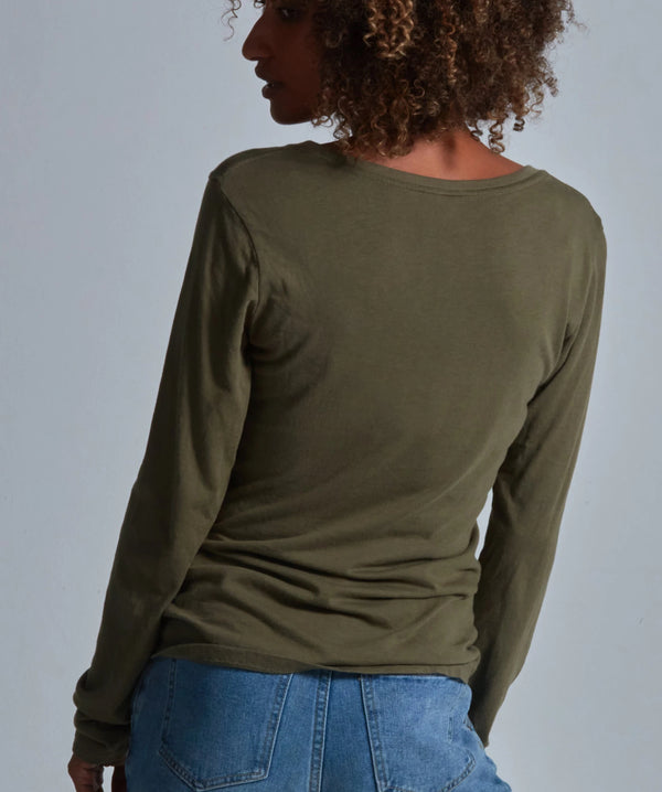 Onno Long Sleeve Bamboo T-Shirt - Cypress
