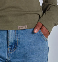Onno Long Sleeve Bamboo T-Shirt - Cypress
