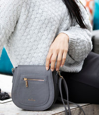 KEDZIE Camden Mini Messenger Bag in Vegan Leather