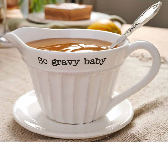 Mud Pie So Gravy Baby Gravy Boat Set