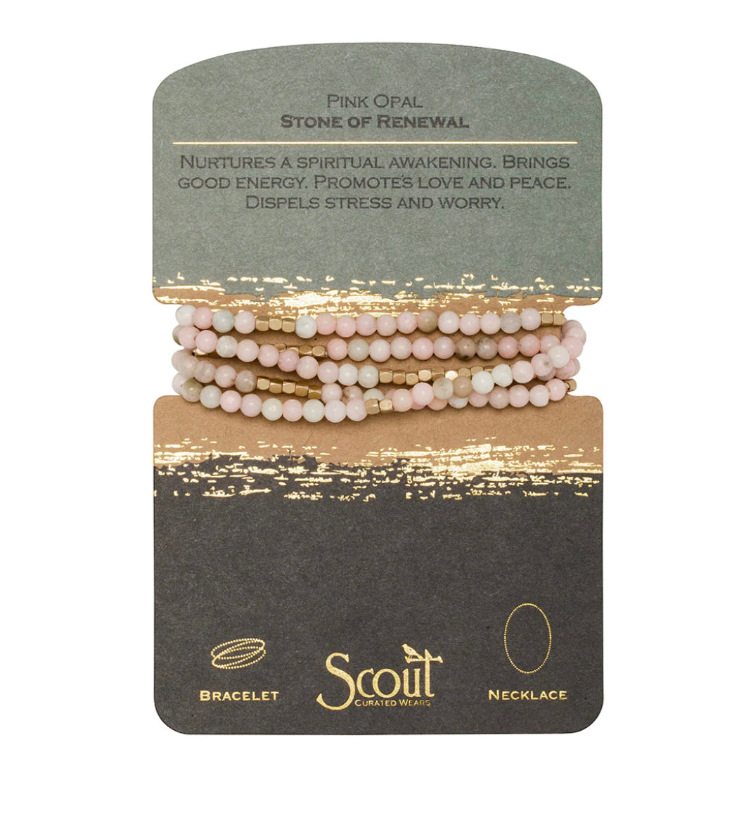 Scout Stone Wrap - Pink Opal - Stone of Renewal