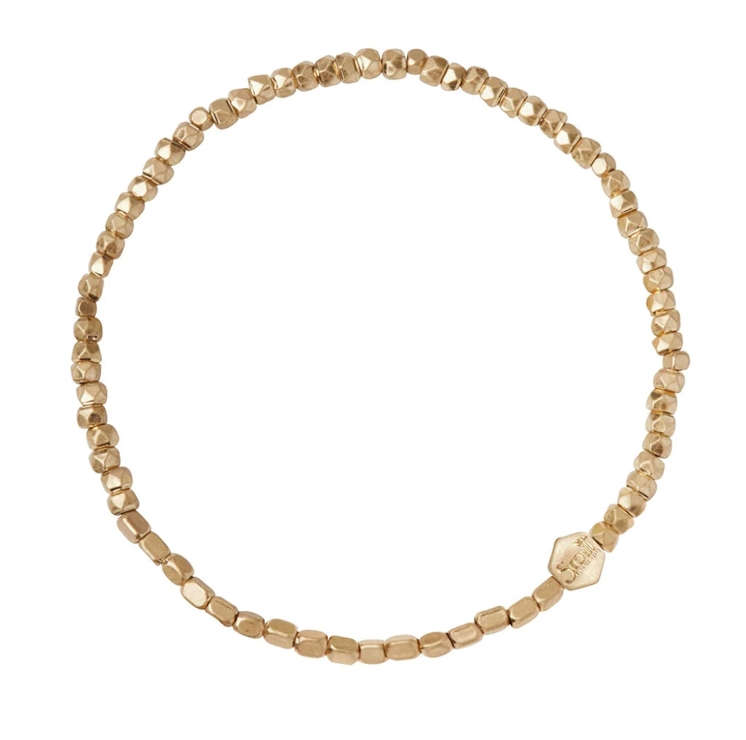 Scout Mini Metal Stacking Bracelet - Gold