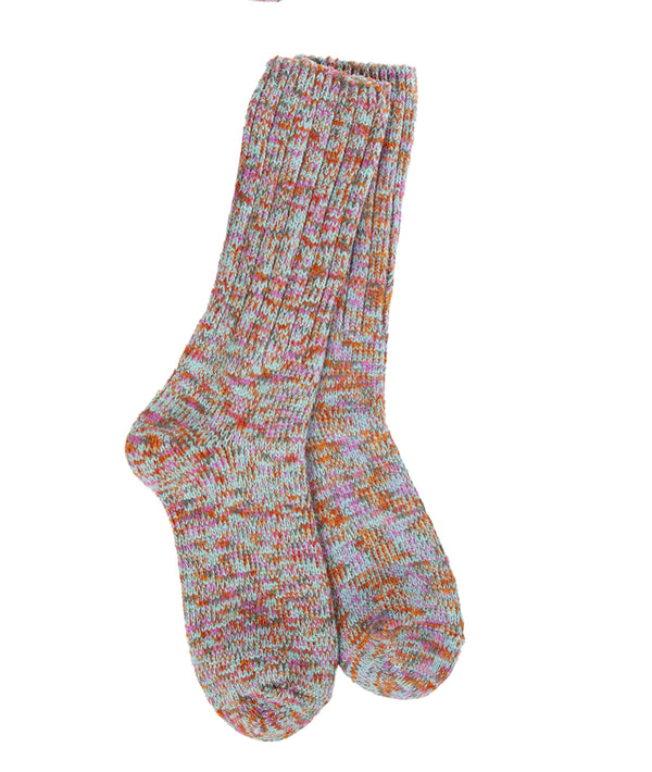 World’s Softest Socks Weekend Ragg Cable Crew - Boho