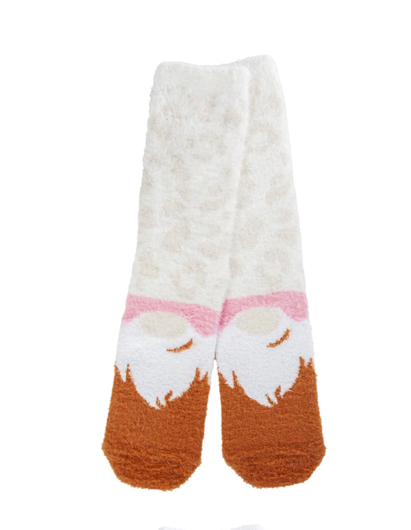 World’s Softest Socks Holiday Feather Crew - Gnome Wild