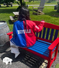 BUFFALO Two Tone Varsity Bomber Jacket