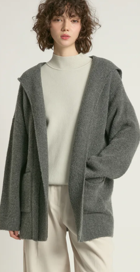 Look By M Haven Hoodie - Charcoal