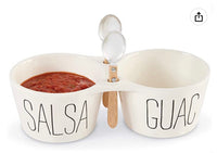 Mud Pie Salsa & Guac Double Dip Set