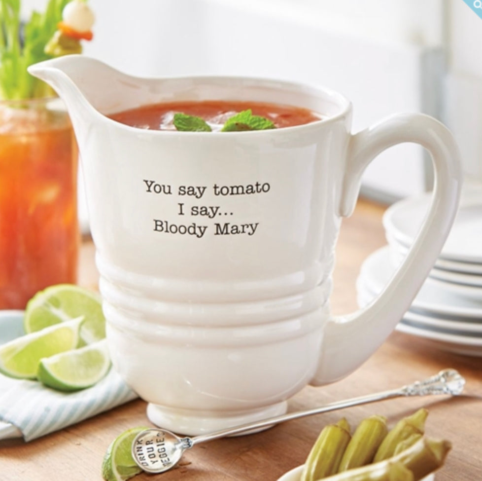 Mud Pie Bloody Mary Pitcher Set