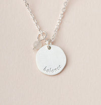 Scout Stone Intention Charm Necklace - Moonstone Stone Of Balance