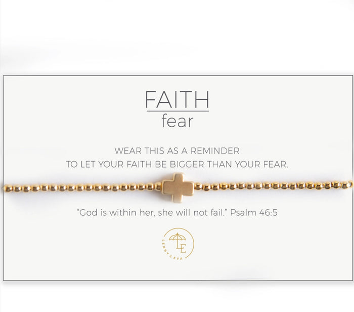Lenny & Eva Faith Over Fear Bracelet