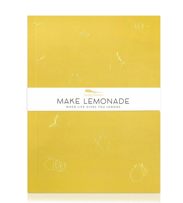 Gifting Journal - Make Lemonade Lucky Feather