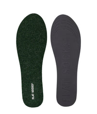 Flat Socks - Forest Green