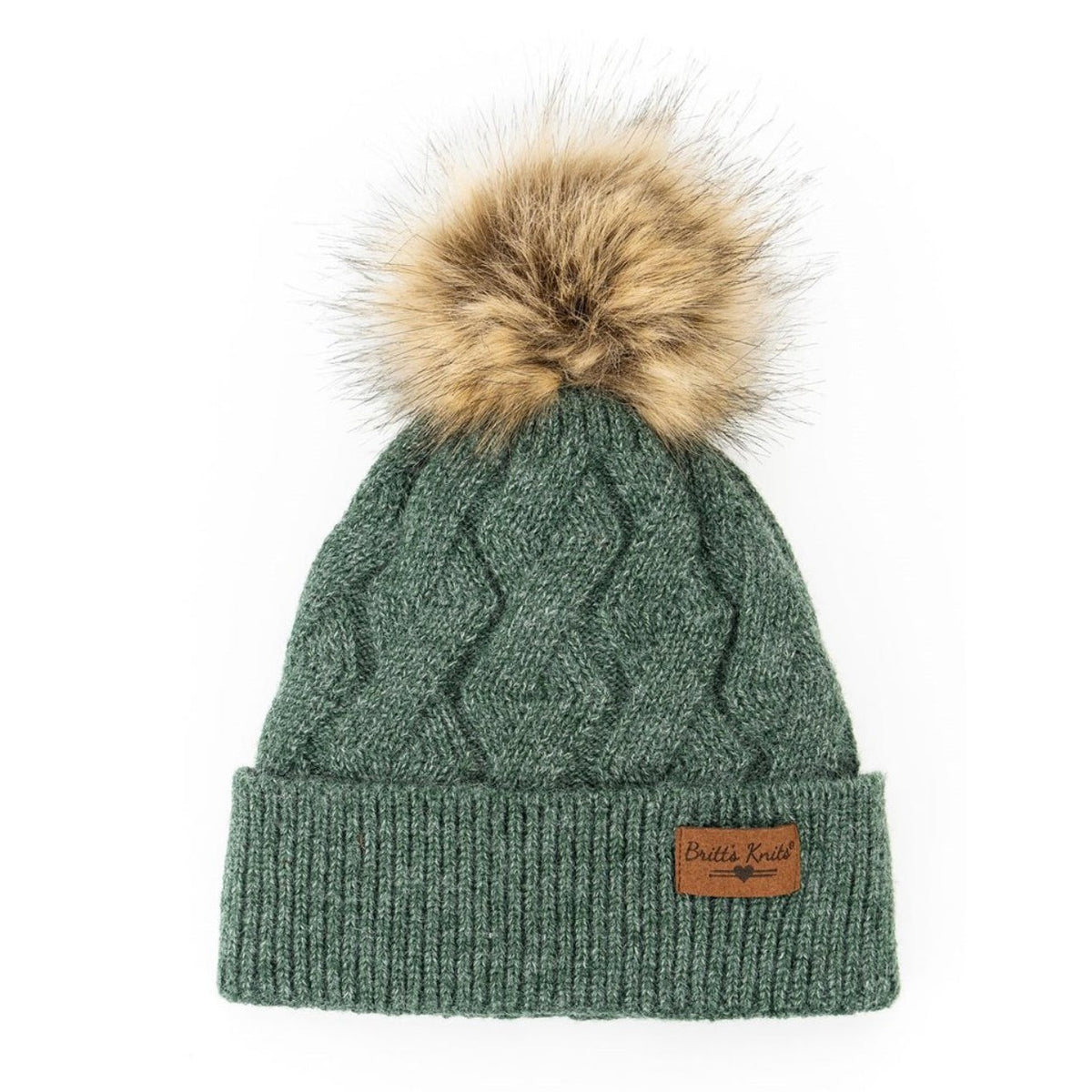 Britts Knits Mainstay Pom Hat - Green – The Boutique at Fresh