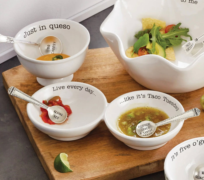 Mud Pie Double Salsa Serving Set