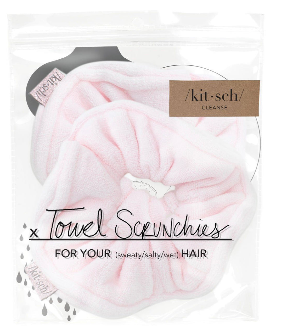 Kitsch Towel Scrunchie - Blush