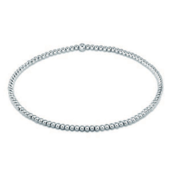 Enewton Classic Sterling Silver 2mm Bead Bracelet