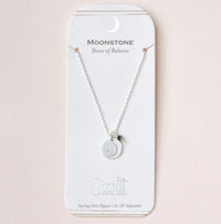 Scout Stone Intention Charm Necklace - Moonstone Stone Of Balance