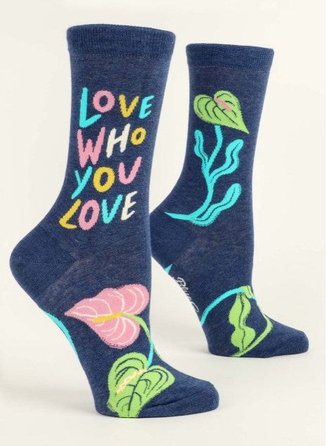 "Blue Q" Women's Socks - Love Who You Love