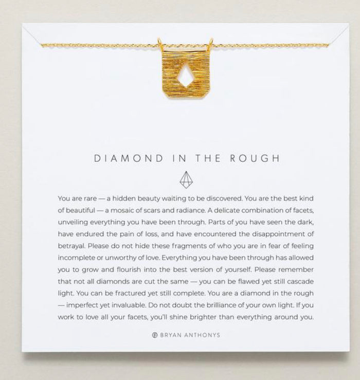 Bryan Anthonys Diamond In The Rough Gold Necklace