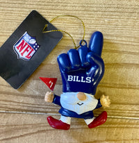 Buffalo Bills Gnome Football & #1 Fan Ornament